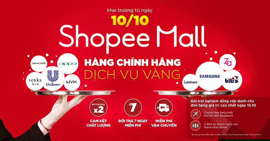 Lên Shopee Mall giúp gian hàng được tham gia nhiều các chương trình khuyến mãi hơn