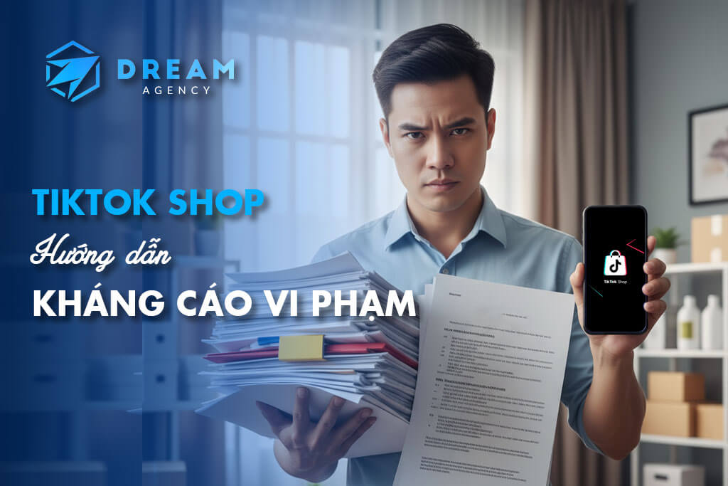 Cach khang cao vi pham Tiktok Shop cho nha ban hang